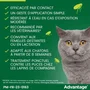 Advantage - Antipuces pour Chat et Lapin jusqu'à 4kg - Élimination rapide en 12h - Lot de 4 Pipettes - Action longue durée