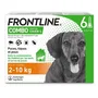 Frontline Combo Anti-Puces et Anti-Tiques pour Chien - Pipettes pour Chiens de 2 à 10 kg - Action contre les Œufs et Larves - 6 Pipettes
