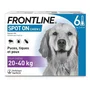 Frontline Spot On Chien - Anti-puces anti-tiques - 20-40kg - 6 pipettes