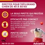 Advantix Solution Antiparasitaire Très Grande Race 40 à 60 kg, 6 pipettes