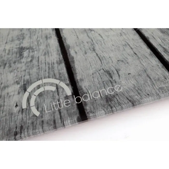 Little Balance Balance Électronique 8107 - Design Paysage Ponton par Delphine Ribeyre - Plateau Verre 300x300 mm - Capacité 180 kg / Précision 100 g - LCD - Piles Incluses