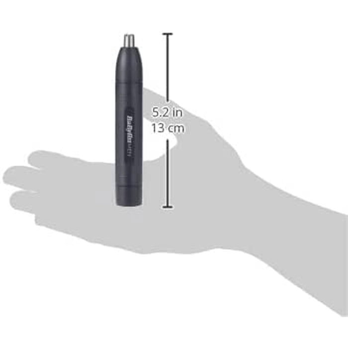 BaByliss Tondeuse nez/oreilles/sourcils E652E Noir