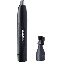 BaByliss Tondeuse Nez Oreilles Sourcils E652E sans fil - Lame acier inoxydable amovible et lavable - Pour sourcils, nez, oreilles