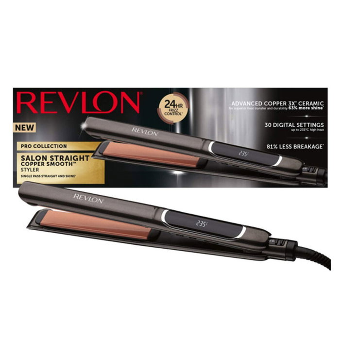 Revlon Salon Straight Copper Smooth Styler RVST2175E - Lisseur en Céramique XL Revlon Salon Straight Copper Smooth Styler RVST2175E - Lisseur en Céramique XL