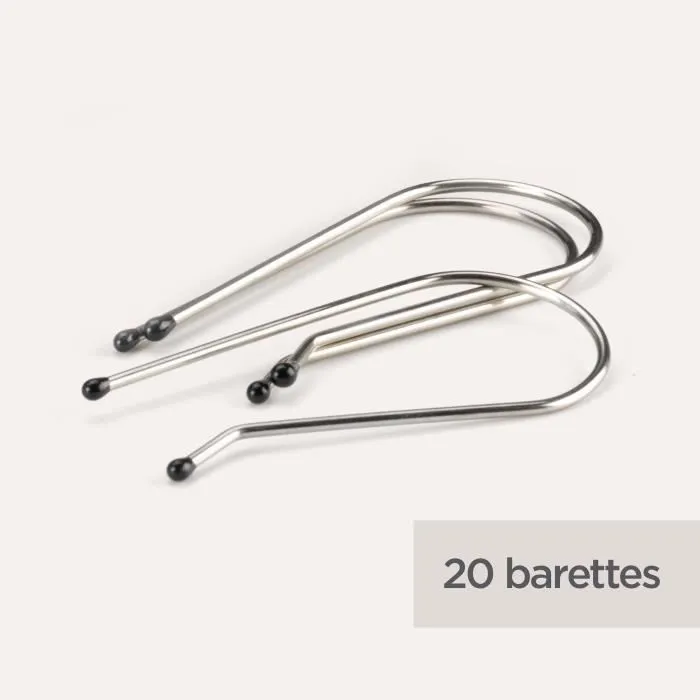 Babyliss RS035E Bigoudis chauffants Thermo-Ceramic - 20 bigoudis en céramique avec épingles (8 grands, 6 moyens, 6 petits diamètres) pour boucles et ondulations