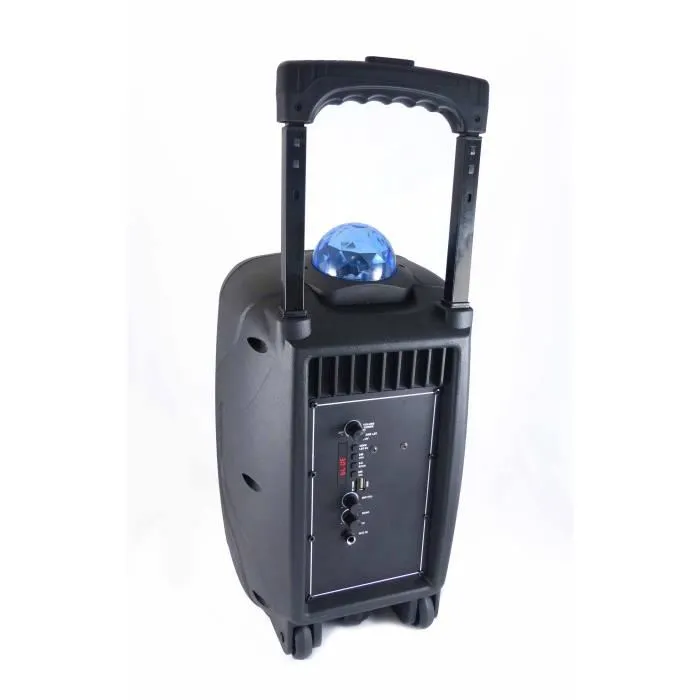 Inovalley KA116BOWL Enceinte Bluetooth 450W avec Lumières Kaléidoscope, Fonction Karaoké, Port USB et Haut-parleur 8" Inovalley KA116BOWL Enceinte Bluetooth 450W avec Lumières Kaléidoscope, Fonction Karaoké, Port USB et Haut-parleur 8"