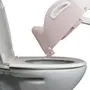Thermobaby Réducteur de WC Kiddyloo pour Apprentissage de la Propreté, Pieds Réglables 43-48 cm - Rose Poudré