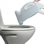 Thermobaby Kiddyloo Réducteur de WC pour bébé - Fleur bleue, pour enfant à partir de 18 mois, hauteur réglable 43-48 cm en polypropylène