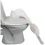 Thermobaby Réducteur de WC Kiddyloo Marron Glacé pour Apprentissage de la Propreté - Pliable, Antidérapant, Enfant 18 Mois à 4 Ans