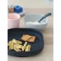 Beaba Coffret Repas en Silicone Night Blue - Assiette, Bol, Verre et Cuillère avec Ventouse pour Bébé dès 4 mois