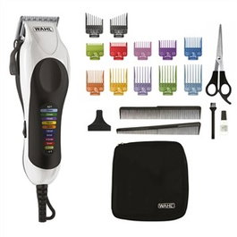 Wahl 20104-0460 Cortapelos Color Pro Plus avec système Power Drive, peines guide couleur (3-25 mm) et moteur à vibrations puissant