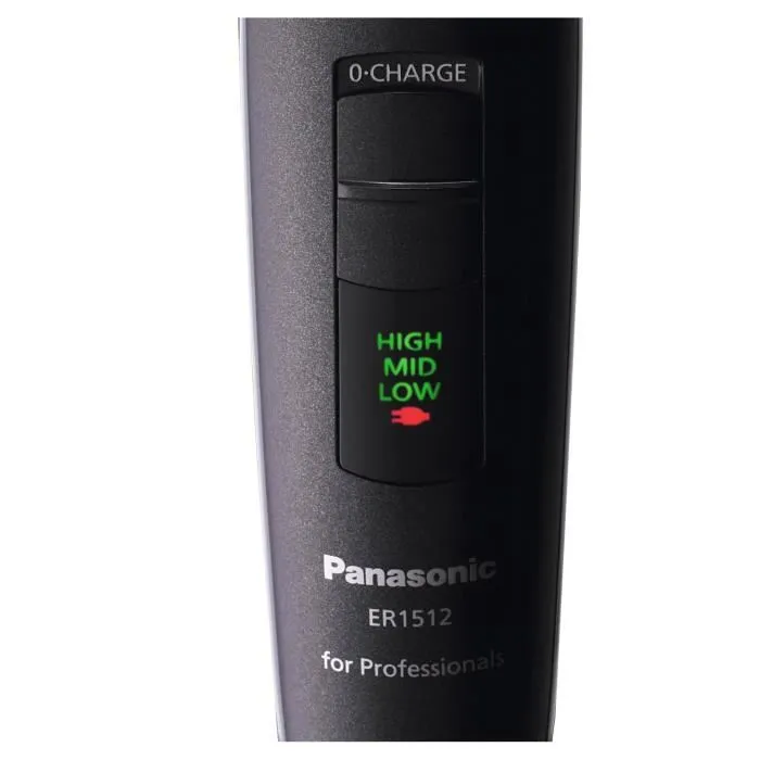Panasonic ER1512 Tondeuse Professionnelle Sans Fil - Lame X-Taper Blade, Coupe Précise et Douce, Autonomie 70 Min, Moteur Rotatif