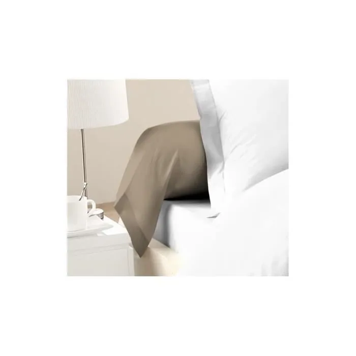 Taie d'oreiller Lovely Home Beige 85 x 185 cm (2 Unités)