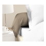 Lovely Home Lot de 2 Taies de Traversin 100% Coton 85x185 cm - Beige