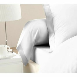Lovely Home Lot de 2 Taies de Traversin 85 x 185 cm - Blanc
