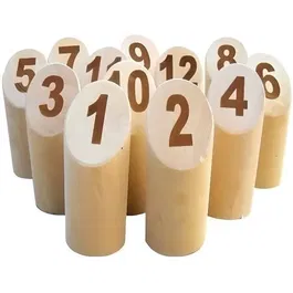 Tactic Mölkky Jeu de quilles en bois - Jeu d'adresse et de stratégie familial - Version standard