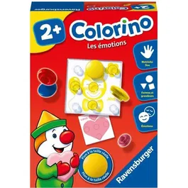 Ravensburger - Colorino Les émotions - Jeu éducatif 2 ans - Apprentissage des couleurs et des émotions - Activités créatives enfant