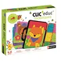 Nathan Clic'Educ - Jeu de mosaïques et de création avec 10 planches d'activités et 675 pions colorés - Jeu éducatif pour enfants dès 4 ans