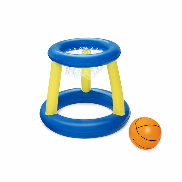 Bestway Jeu de basket flottant avec ballon et 3 anneaux, 61 cm Bestway Jeu de basket flottant avec ballon et 3 anneaux, 61 cm