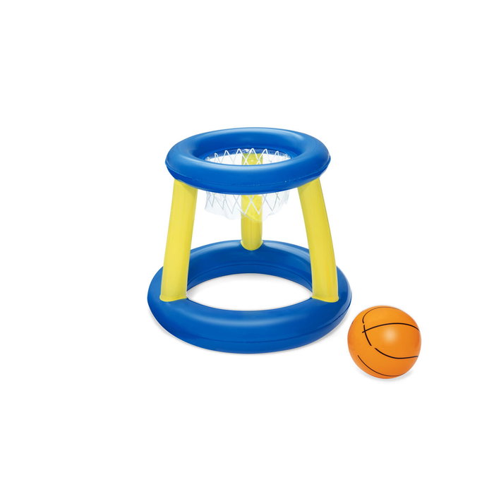 Bestway Jeu de basket flottant avec ballon et 3 anneaux, 61 cm Bestway Jeu de basket flottant avec ballon et 3 anneaux, 61 cm
