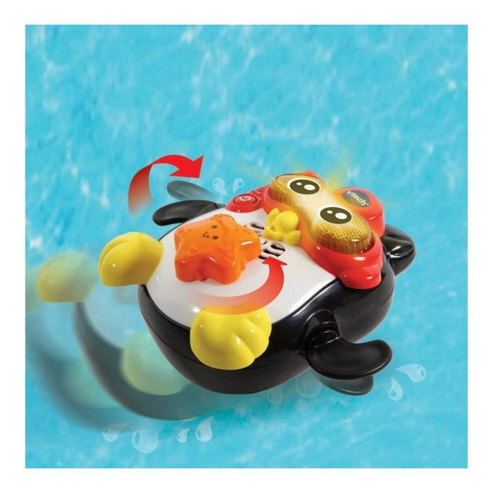 Vtech Baby Jouet de Bain Gédéon, Champion de Natation - Pingouin Nageur