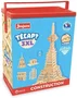 Jeujura TECAP 3XL - Jeu de construction en bois naturel avec 200 planchettes - A partir de 4 ans