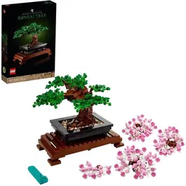 Lego Kit de Construction Bonsai 10281 - Collection Botanique - Fleurs Décoratives et Arbre pour Adultes - Décoration Intérieure