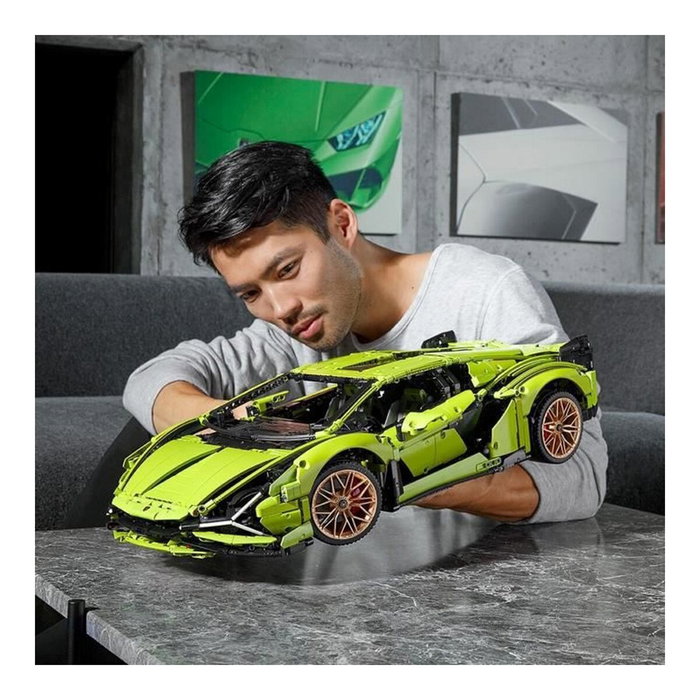 Lego Technic Lamborghini Sián FKP 37 Vert Lime et Doré