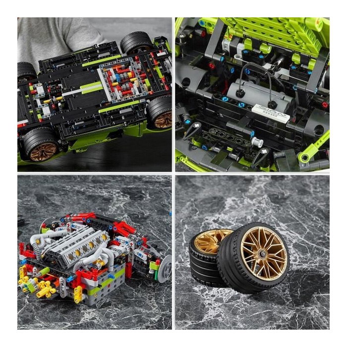 Lego Technic Lamborghini Sián FKP 37 Vert Lime et Doré
