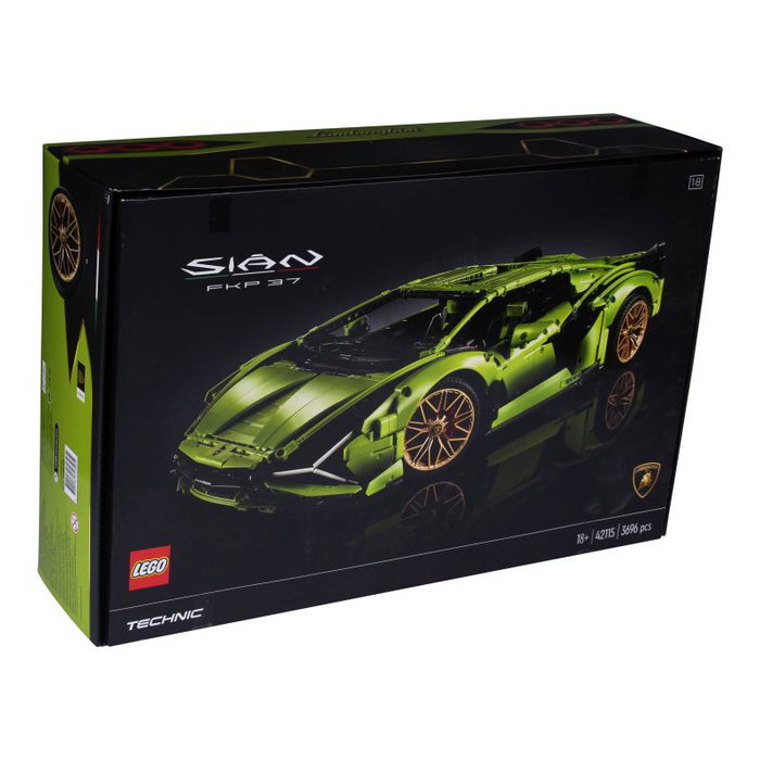 Lego Technic Lamborghini Sián FKP 37 Vert Lime et Doré