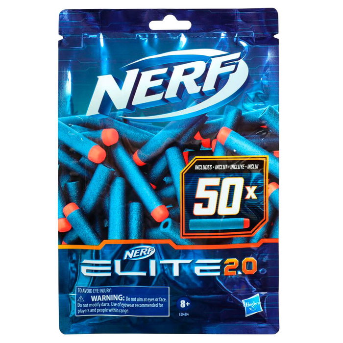 HASBRO Recarga 50 dardos Elite 2.0 Nerf