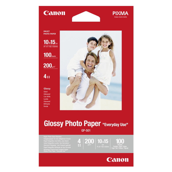 Canon GP-501 Papier photo glacé 10x15cm 100 feuilles