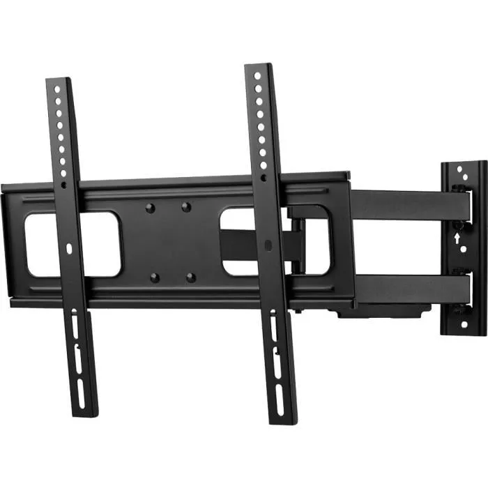 One For All WM2453 Support mural TV inclinable et orientable à 180° pour écrans 33-165 cm / 13-65", max 50 kg, compatible Curved et OLED