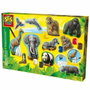 SES Creative Kit de moulage et peinture Animaux