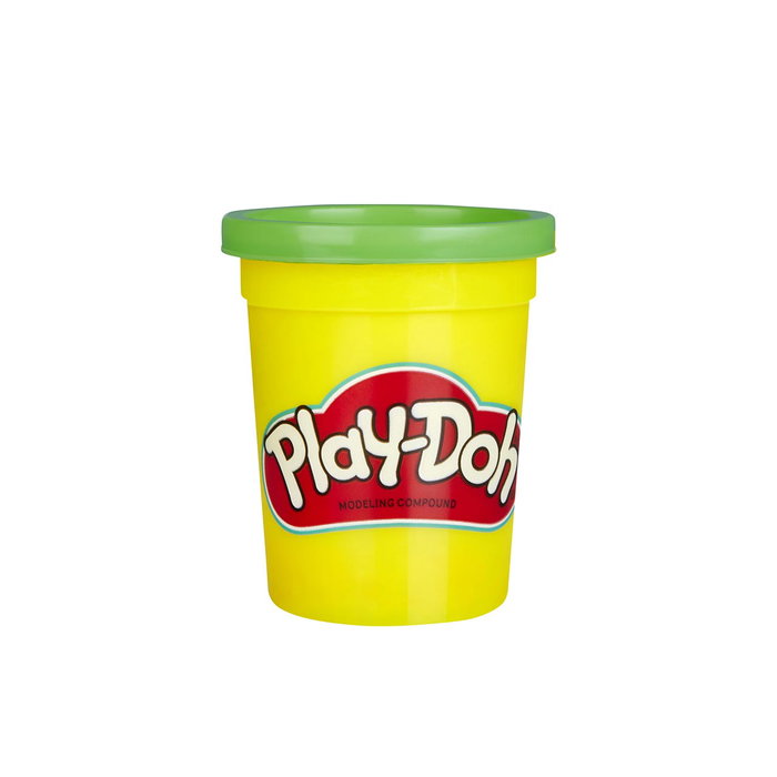 PLAY-DOH Pack de 12 pâtes à modeler vertes 56g chacune E4828 - Jouet créatif pour enfants dès 3 ans