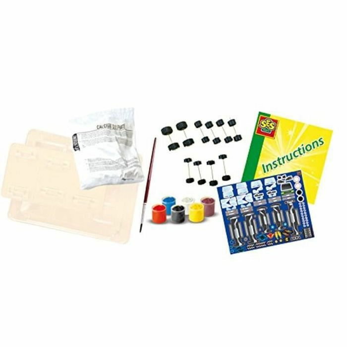 SES Creative Kit de moulage et peinture - Voitures