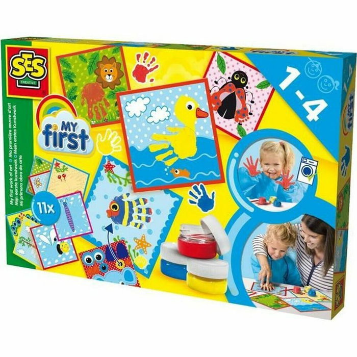 Ses Creative My First Ma première œuvre d'art - Kit de peinture aux doigts Ses Creative My First Ma première œuvre d'art - Kit de peinture aux doigts