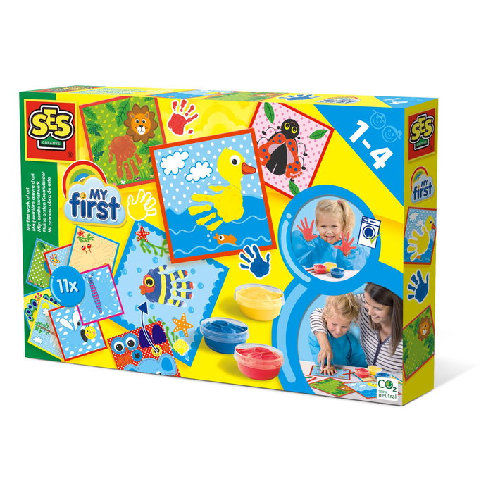Ses Creative My First Ma première œuvre d'art - Kit de peinture aux doigts Ses Creative My First Ma première œuvre d'art - Kit de peinture aux doigts