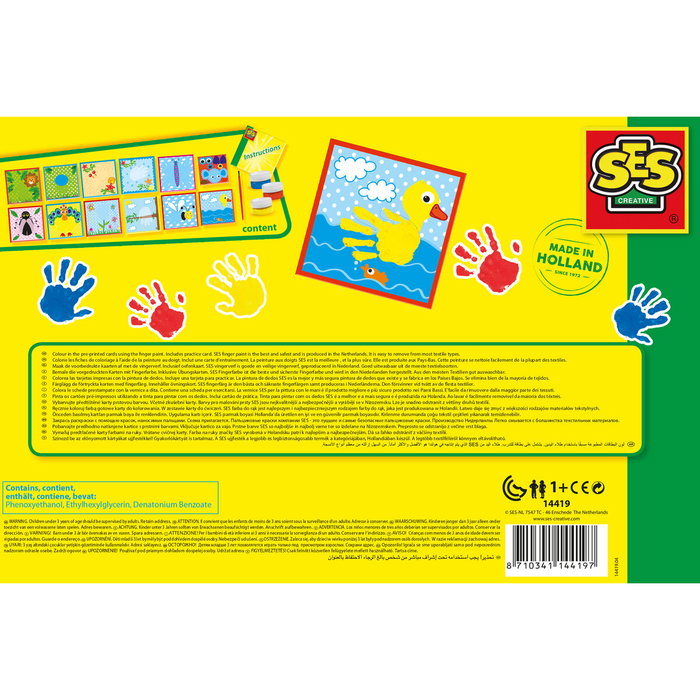 Ses Creative My First Ma première œuvre d'art - Kit de peinture aux doigts Ses Creative My First Ma première œuvre d'art - Kit de peinture aux doigts
