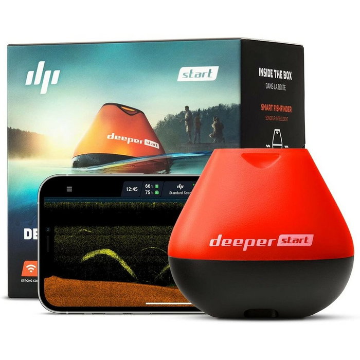 Deeper START Sondeur lançable Wi-Fi Rouge