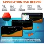 Deeper START Sondeur Lanceable Wi-Fi Portable 50 m Profondeur Pêche