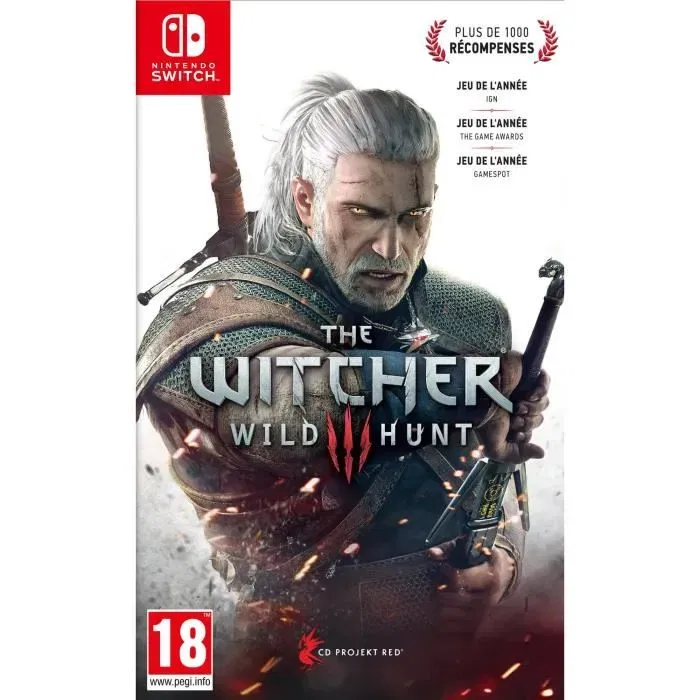 CD Projekt - The Witcher 3 : Wild Hunt - Jeu de rôle complet - Monde ouvert - Version Nintendo Switch CD Projekt - The Witcher 3 : Wild Hunt - Jeu de rôle complet - Monde ouvert - Version Nintendo Switch