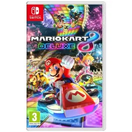 Nintendo Mario Kart 8 Deluxe - Jeu Nintendo Switch - Course avec circuits anti-gravité, armes et personnages