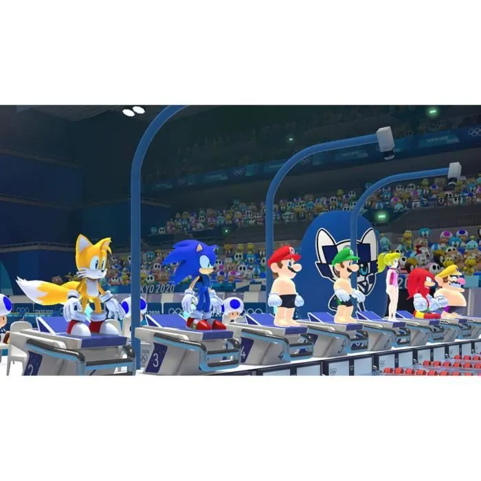 Nintendo Mario & Sonic aux Jeux Olympiques de Tokyo 2020 - Jeu Nintendo Switch avec Skateboard, Karaté, Surf et Escalade - Incarnez Mario, Sonic, Yoshi