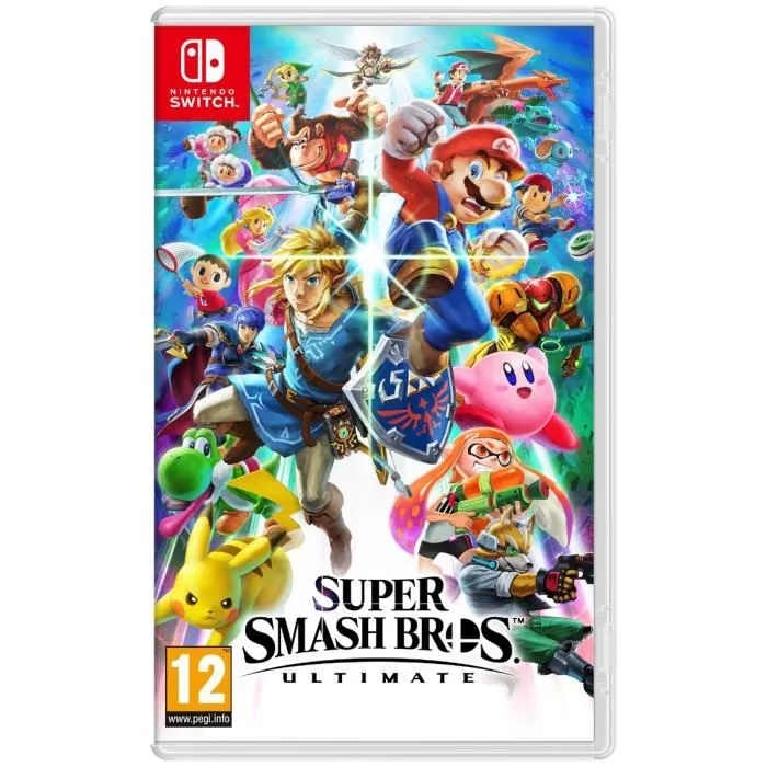 Nintendo Super Smash Bros. Ultimate - Jeu Nintendo Switch - Le jeu de combat ultime avec plus de 70 personnages Nintendo Super Smash Bros. Ultimate - Jeu Nintendo Switch - Le jeu de combat ultime avec plus de 70 personnages