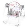 Ingenuity Balancelle électrique pliable Comfort 2 Go Flora - Rose clair