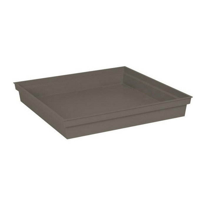 EDA Soucoupe Carrée Toscane 40 cm Taupe