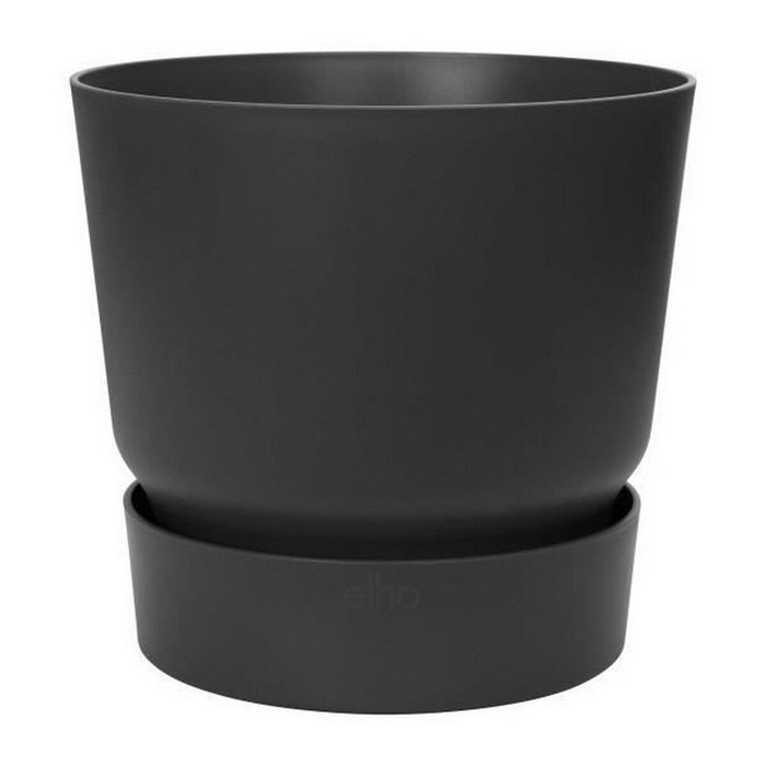 Elho Pot de fleurs Greenville Rond 40 - Vivre noir