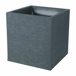 Eda Pot de fleurs Carré Graphit Gris Anthracite 31 L