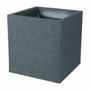 Eda Pot de fleurs Carré Graphit Gris Anthracite 31 L